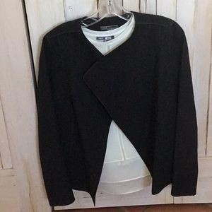 VINCE cotton boucle jacket $80